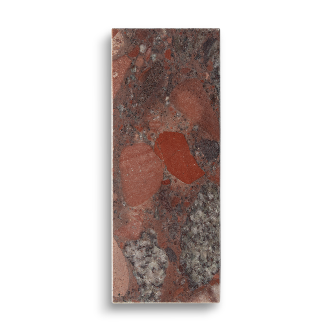 Glossy Red Rhapsody Granite Baxter