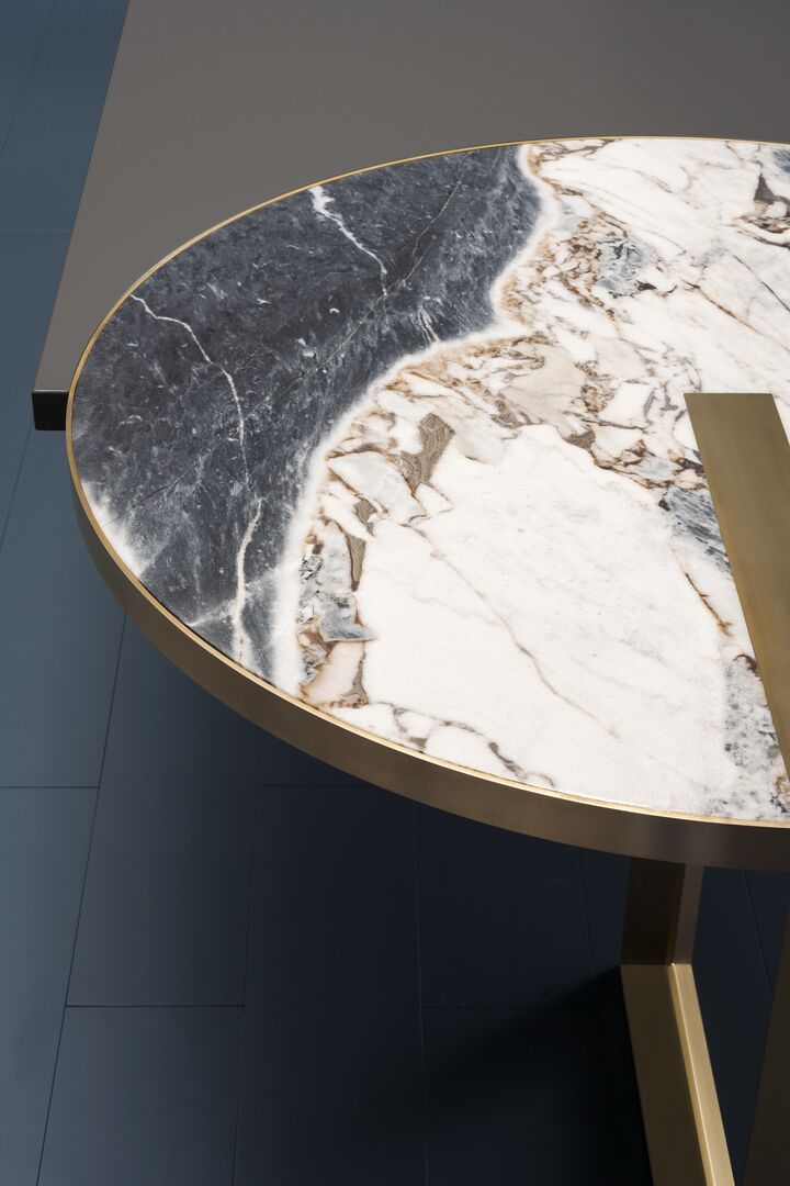 Glossy Ocean Storm Marble | Baxter